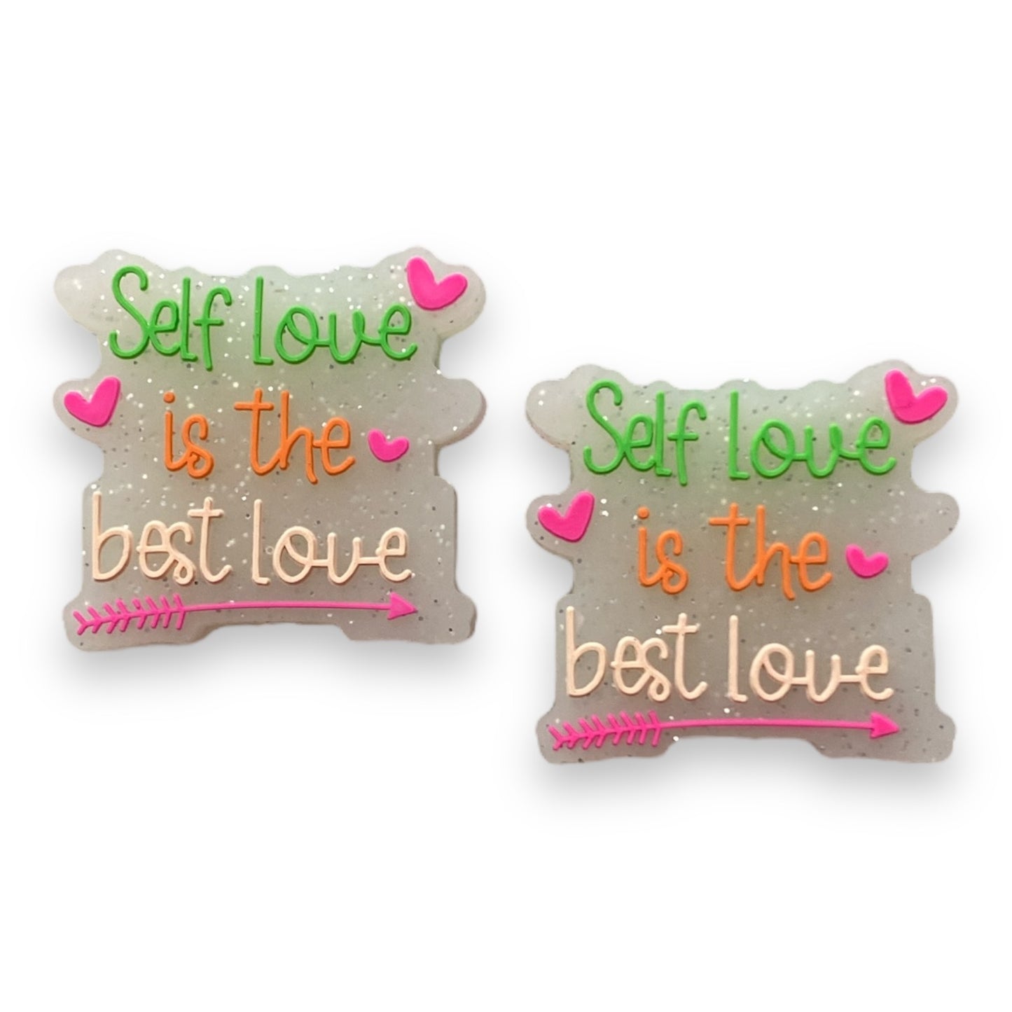 h990- "Self Love Is The Best Love"  Focal Bead Silicone (1 Count)