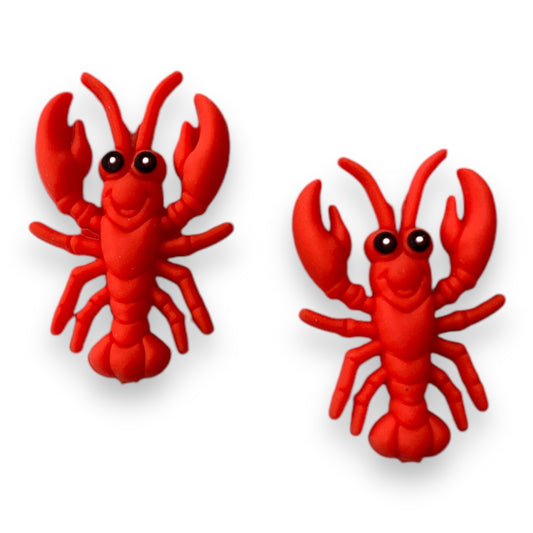 T427- “Lobster”  Silicone Focal Bead (1 Count)