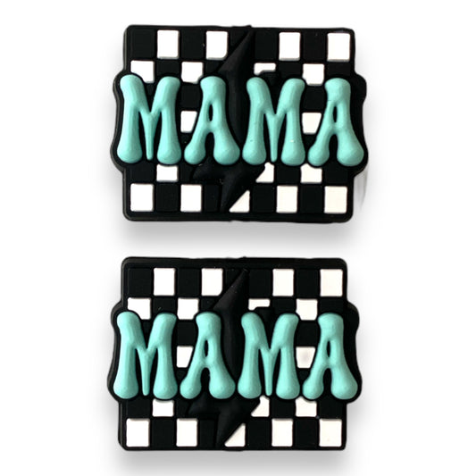 e657  -  “Mama” Silicone Focal Bead (1 Count) 3530