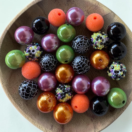 Hocus Pocus – 30 Count | 20mm Acrylic Bead Mix
