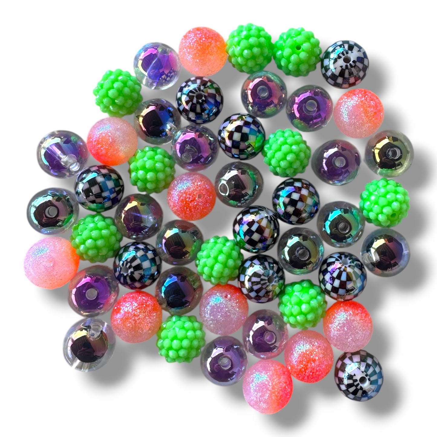 Beetlejuice Bash – 50 Count | 16mm Acrylic Bead Mix