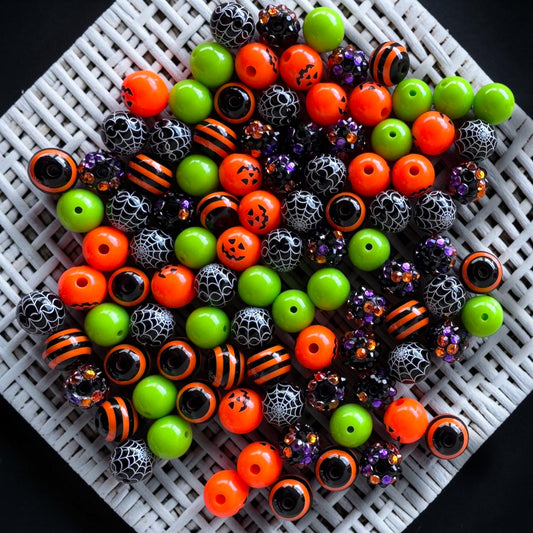 Boo Crew – 100 Count | 12mm Acrylic Bead Mix
