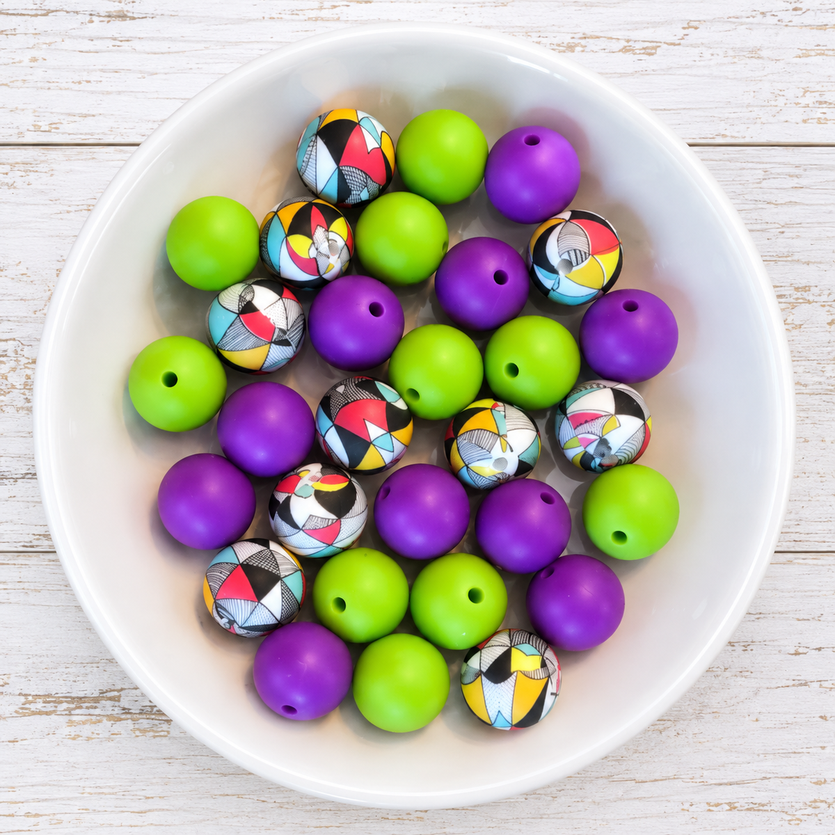 Spooky Juice (30 Count 15mm Silicone Bead Pack) – Ideal for Beadable Pens & Keychains