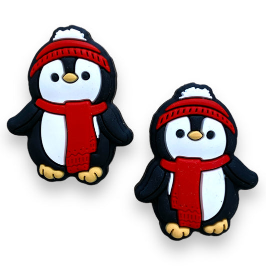 X73- Penguin Silicone (1 Count) Focal Bead