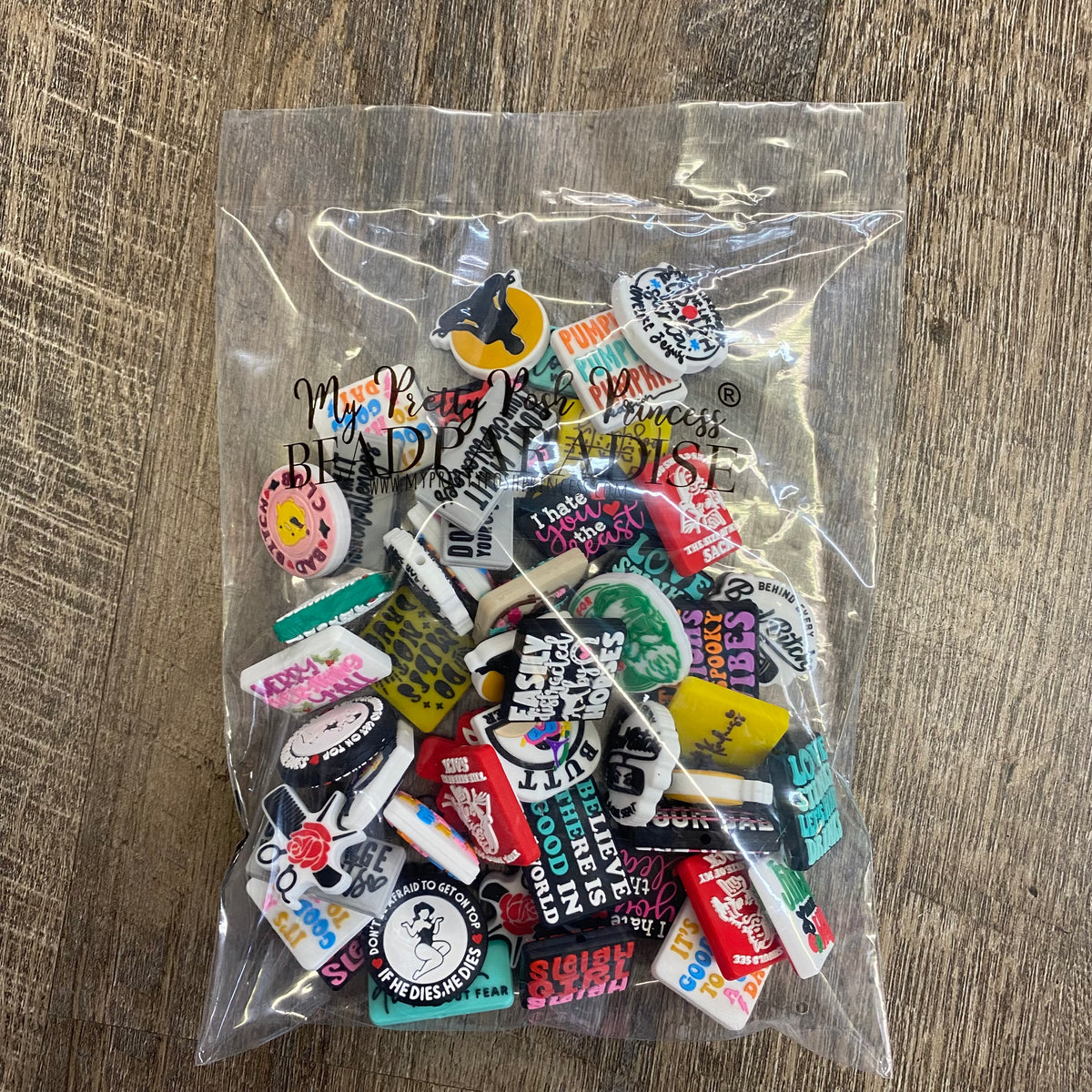Exclusive Silicone Focal - 50 Count- Random - Spicy Beads Included - Duplicates Likely - No Requests