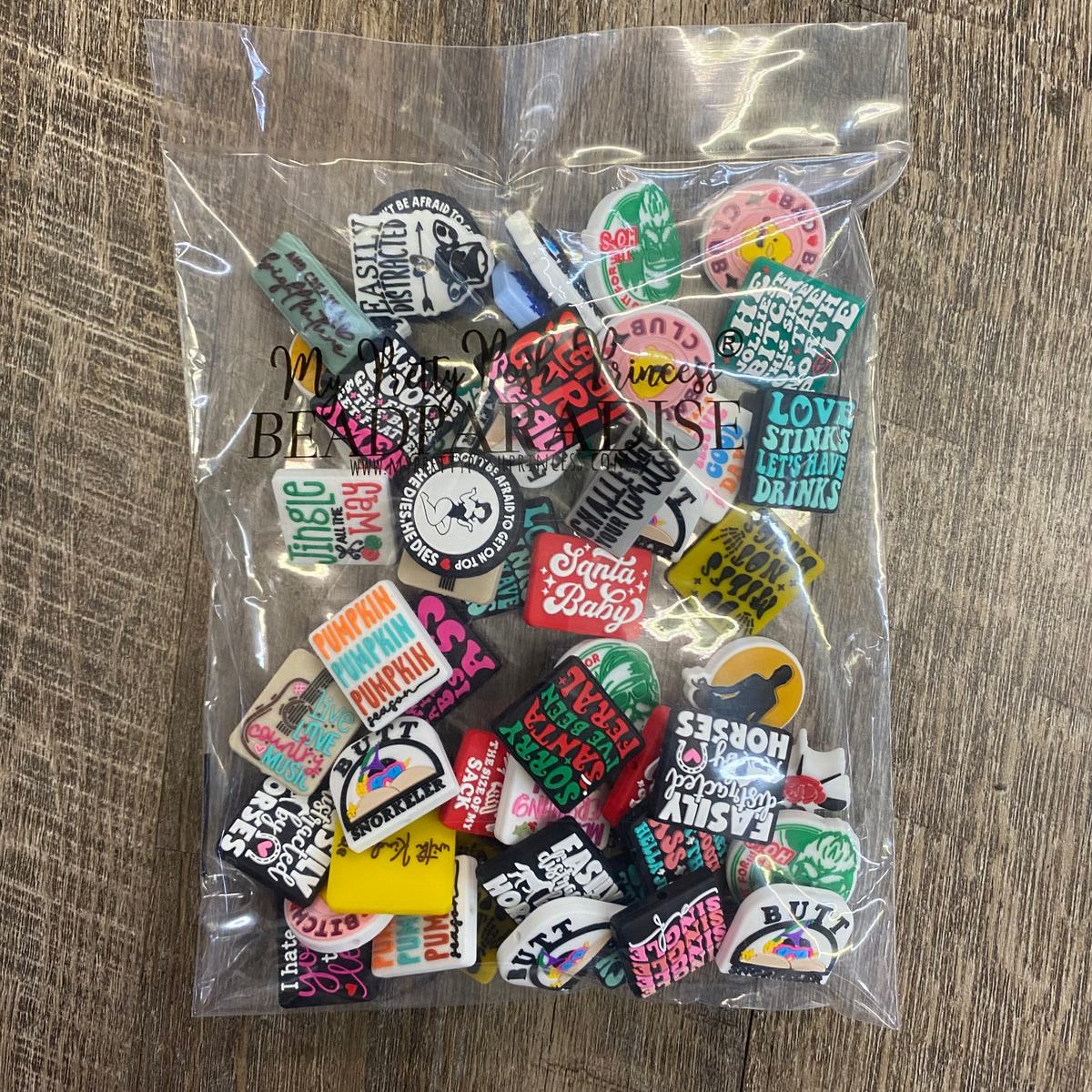Exclusive Silicone Focal - 50 Count- Random - Spicy Beads Included - Duplicates Likely - No Requests