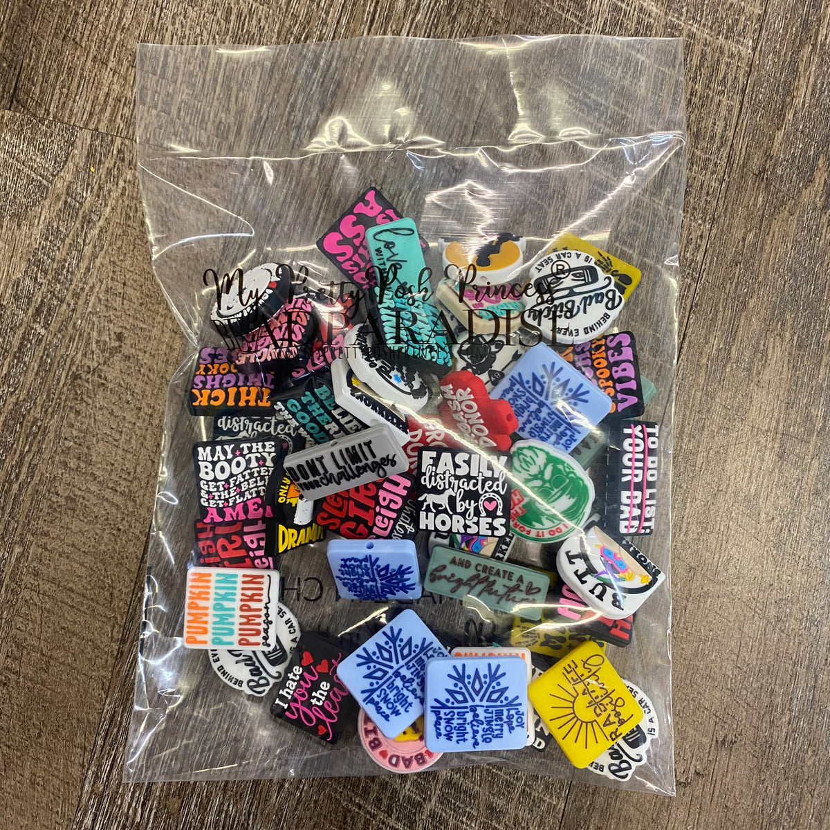 Exclusive Silicone Focal - 50 Count- Random - Spicy Beads Included - Duplicates Likely - No Requests