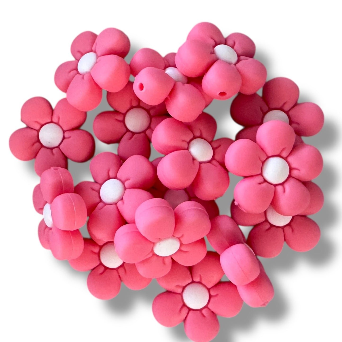 X159-  Sakura Flower Silicone Focal Bead for DIY Crafts (1 Count)