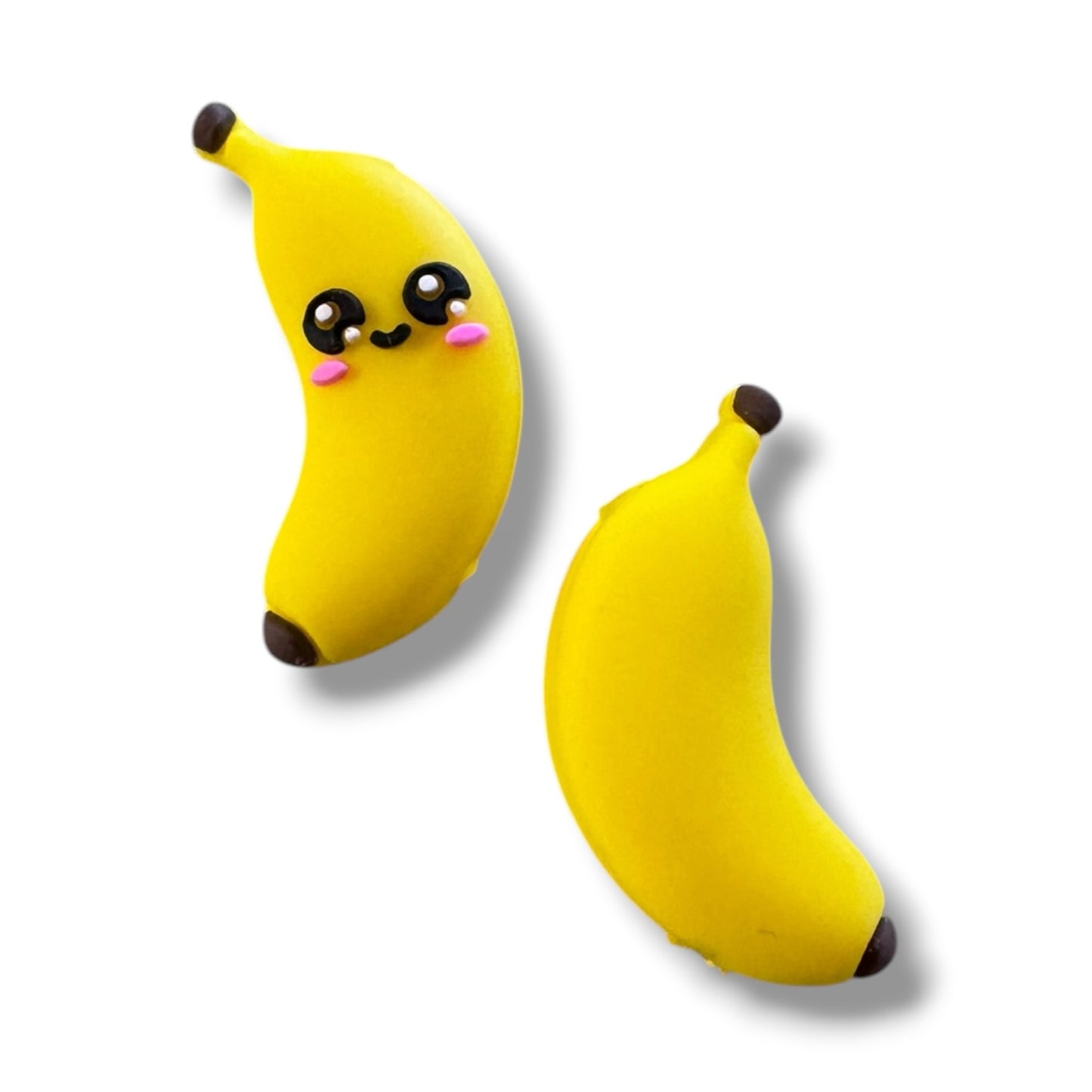 X100- "Banana" 3D Silicone Focal Bead for DIY Crafts (1 Count)