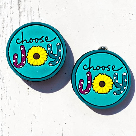 X190- "Choose Joy"  Silicone Focal Bead for DIY Crafts (1 Count)