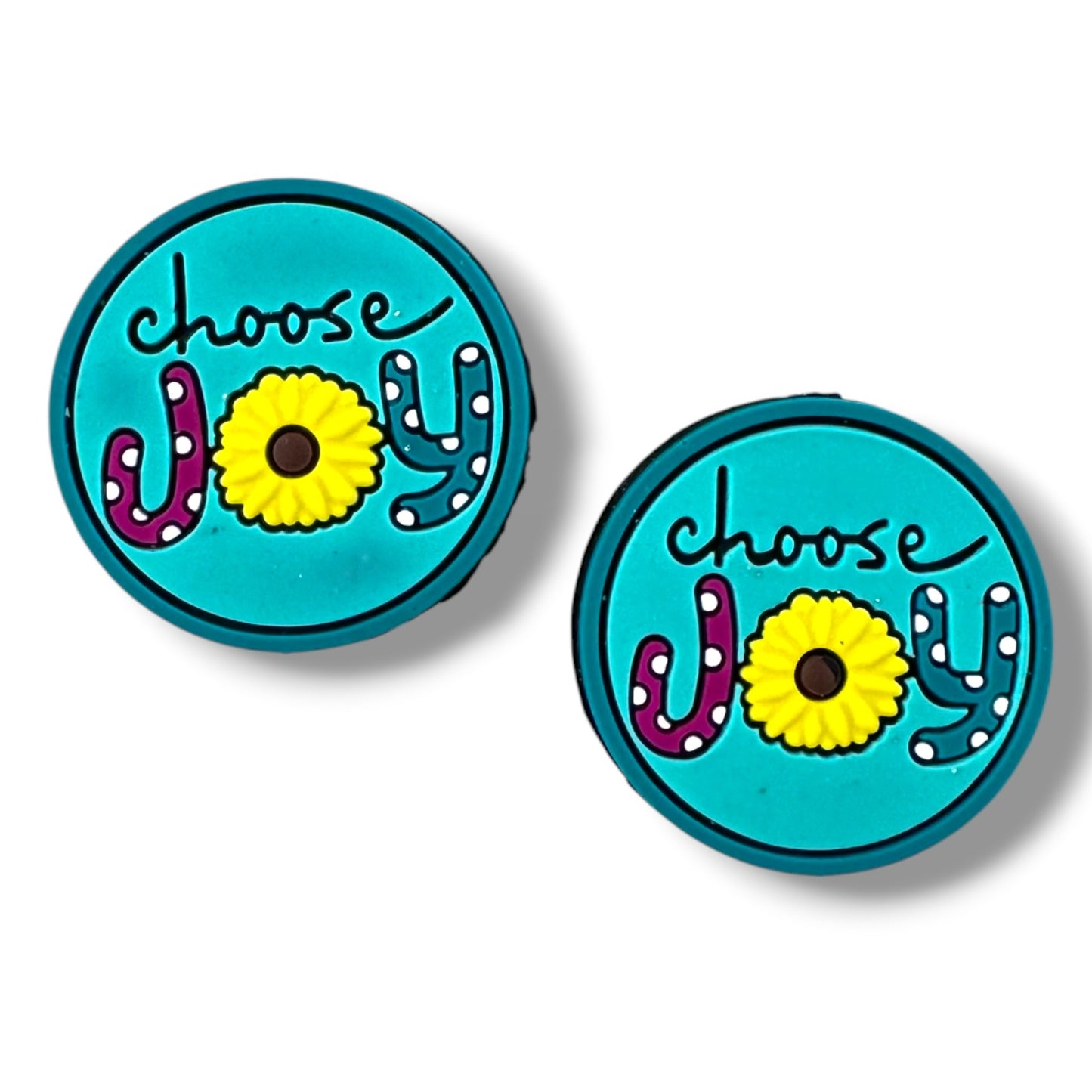 X190- "Choose Joy"  Silicone Focal Bead for DIY Crafts (1 Count)