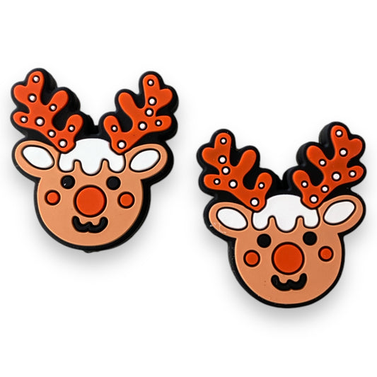 T176 -  "Reindeer” Silicone (1 Count) Focal Bead