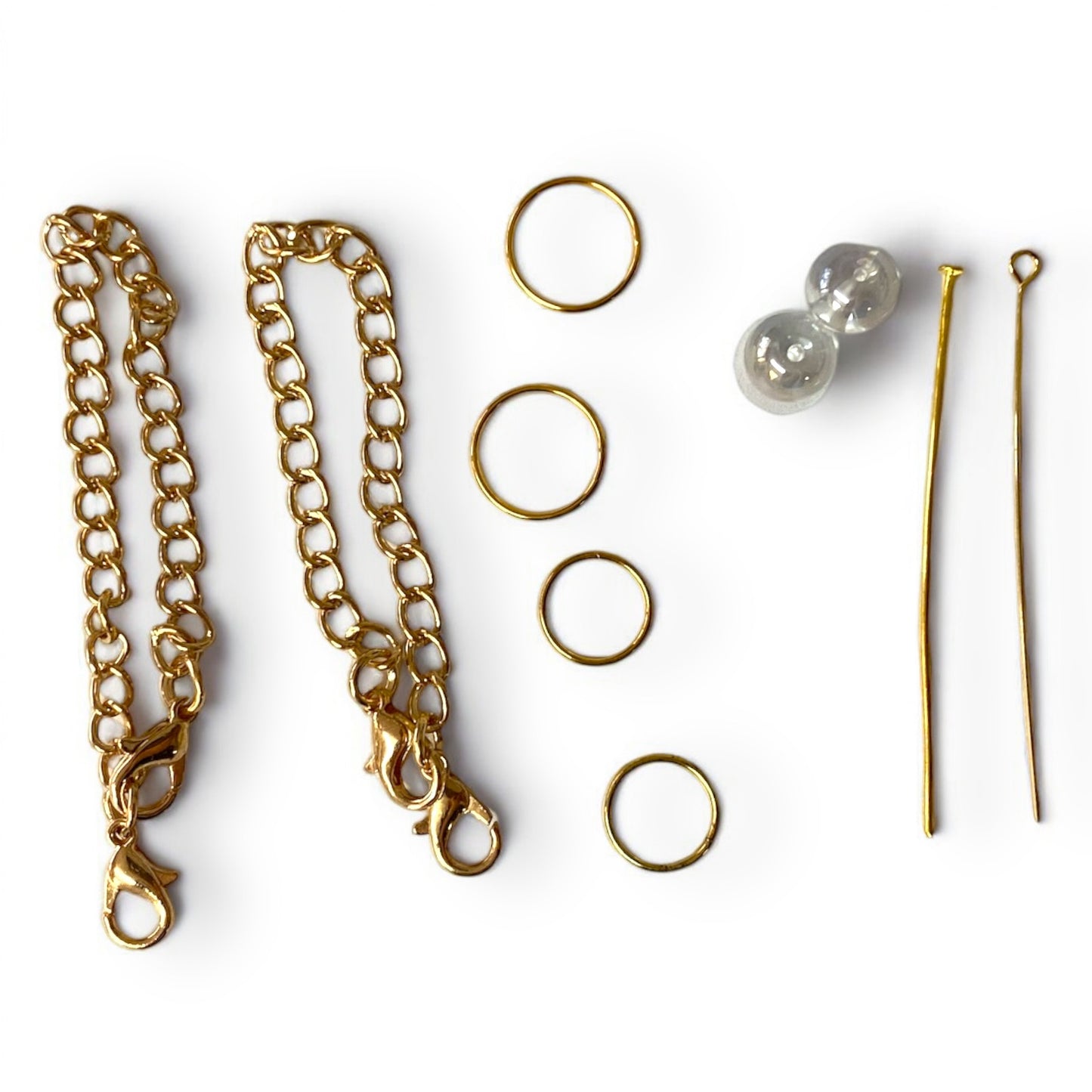 Q-A37 - Gold "Cup Charm" 10 Piece Hardware Kit