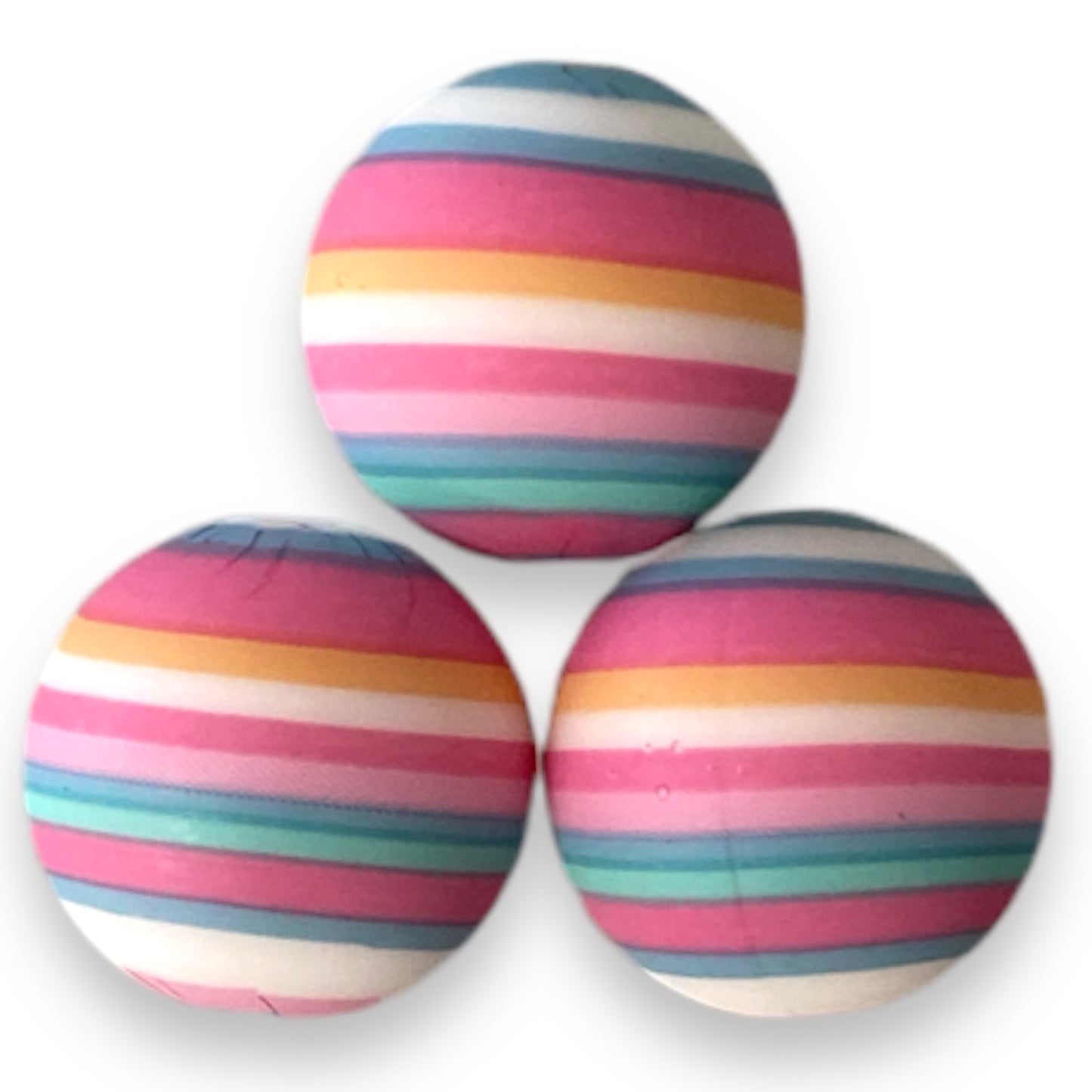 #719 - 15mm "Nebula"  Silicone  Beads