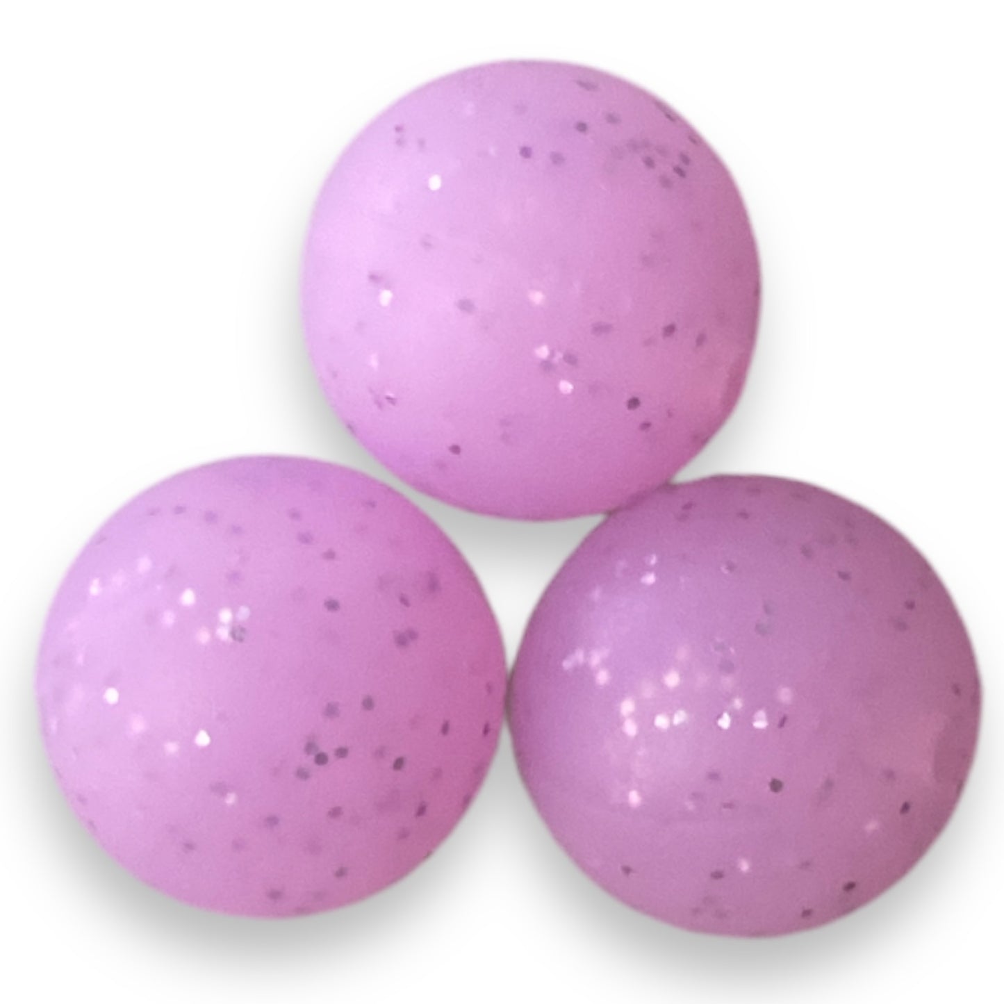 T211 - 12mm "Purple Glitter" Silicone Beads