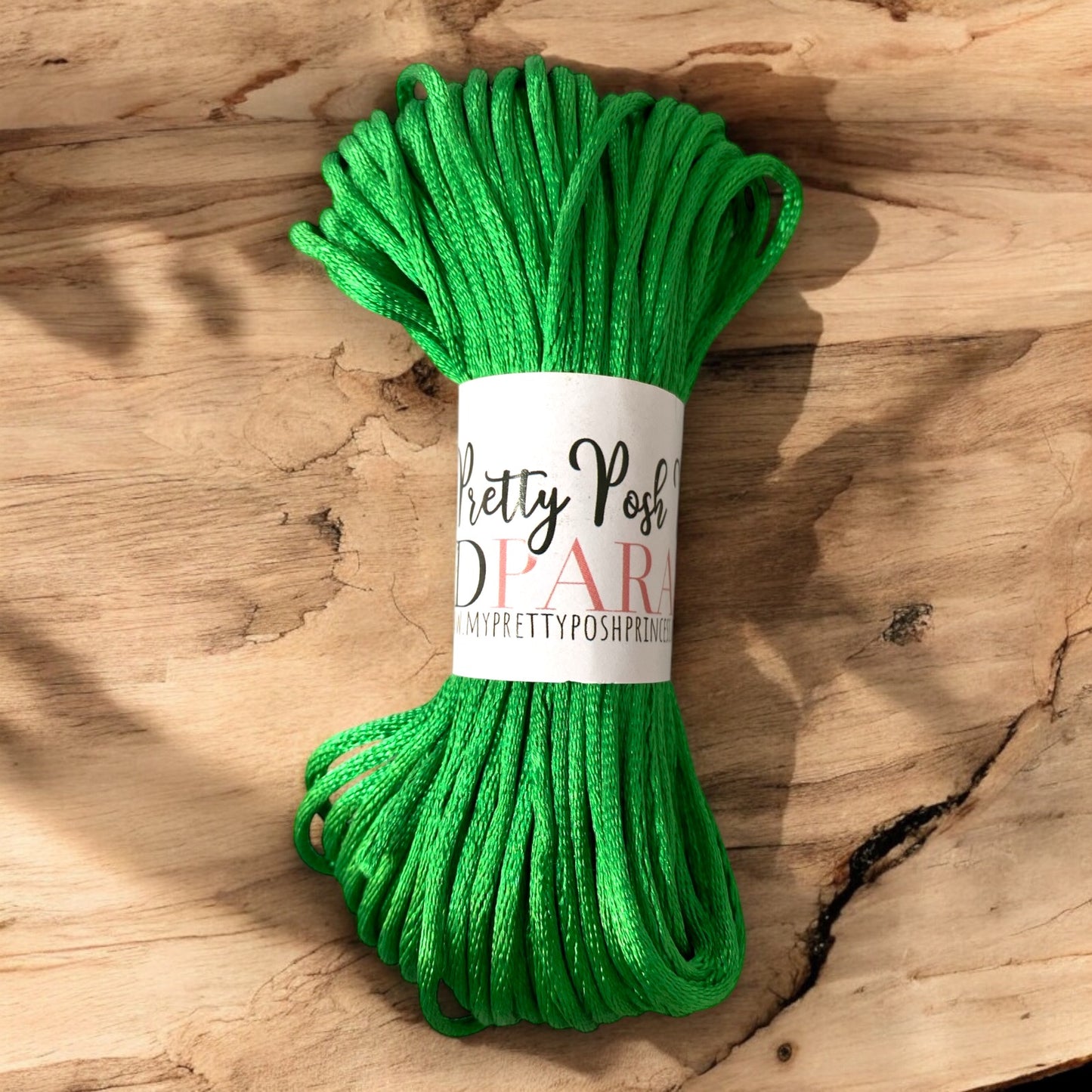 CK- 265- Christmas Green 2mm Nylon Cord  - Size: 2mm x 20m- 21 Yards