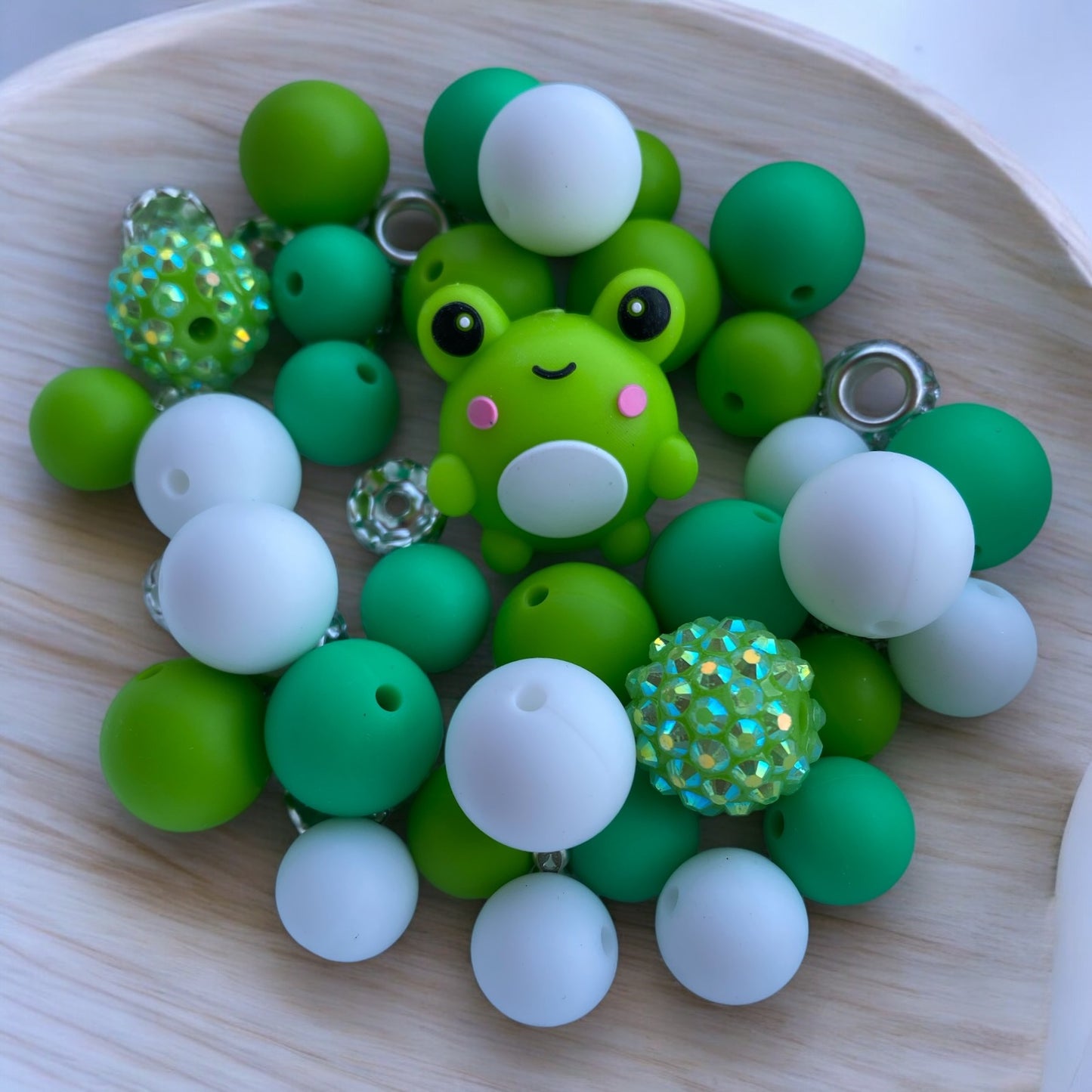 CK- 249 - "Frog 3D"  Silicone Bead Bling Kit