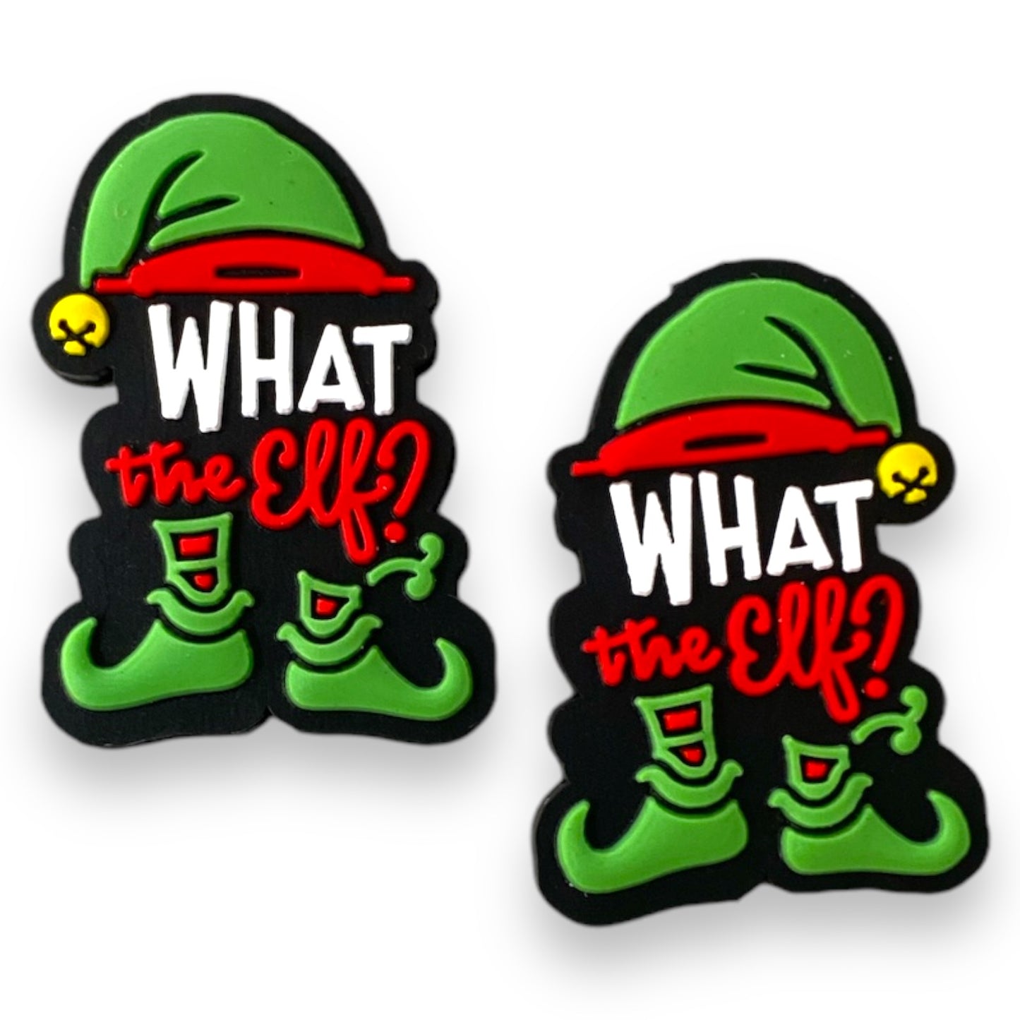 h866 -  “What The Elf" Silicone Focal Bead (1 Count)