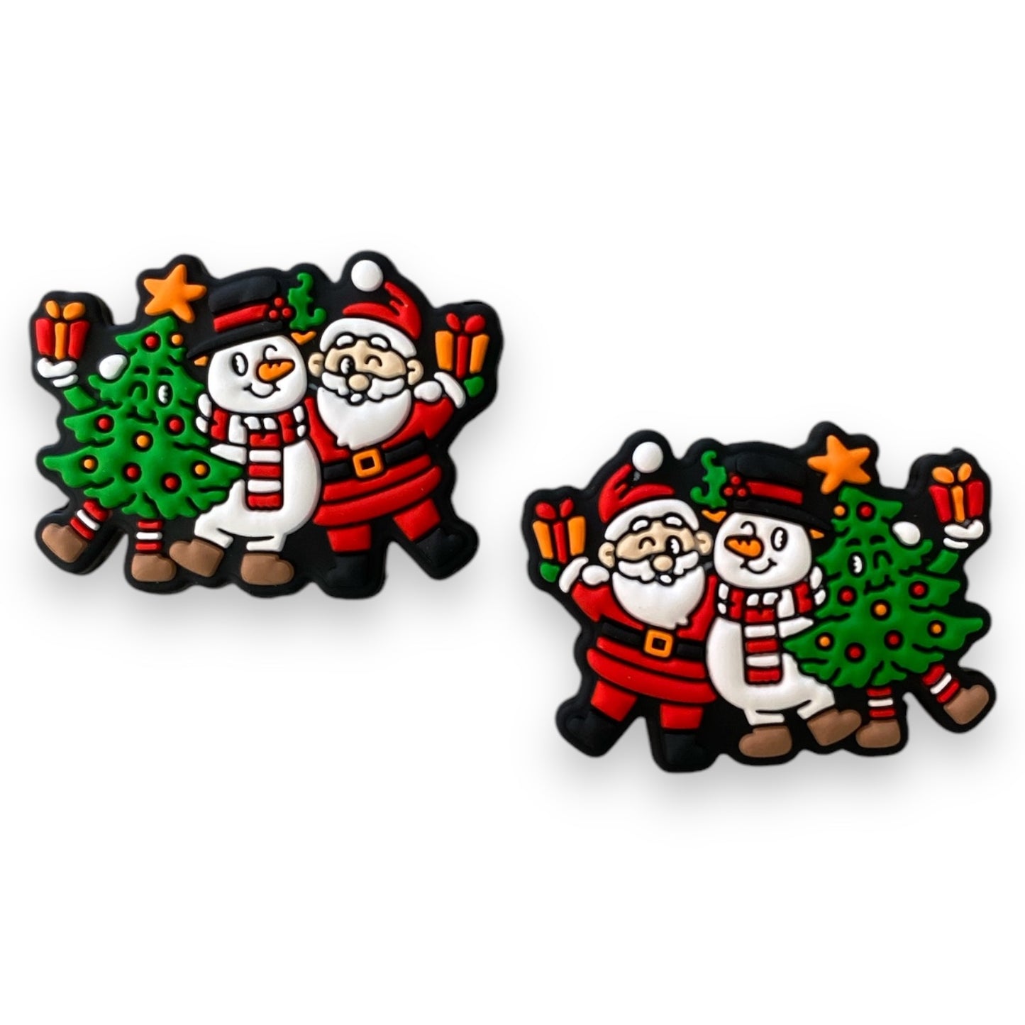 X361 -  “Christmas" Silicone Focal Bead (1 Count)