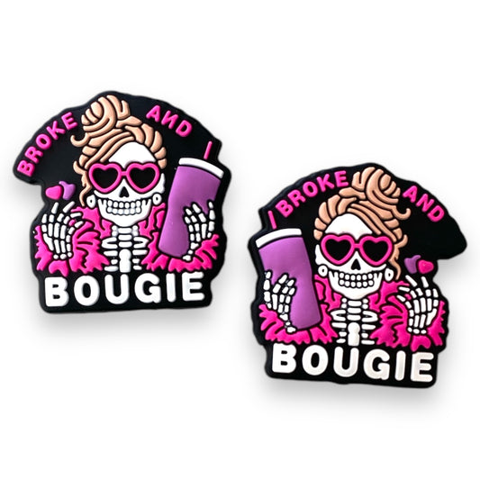 X312 -  “Broke & Bougie" Silicone Focal Bead (1 Count)