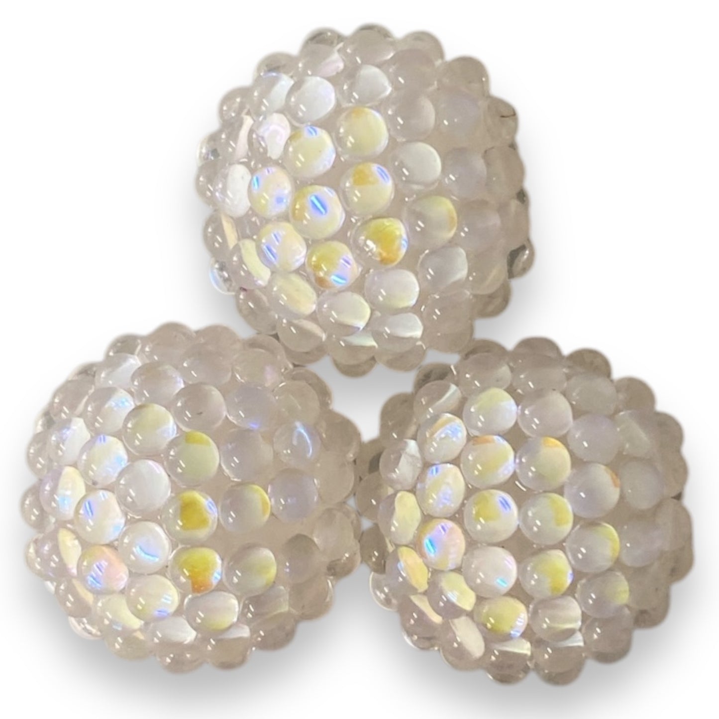 #639 - 20mm "White" Miracle Acrylic Rhinestones (1 Count)