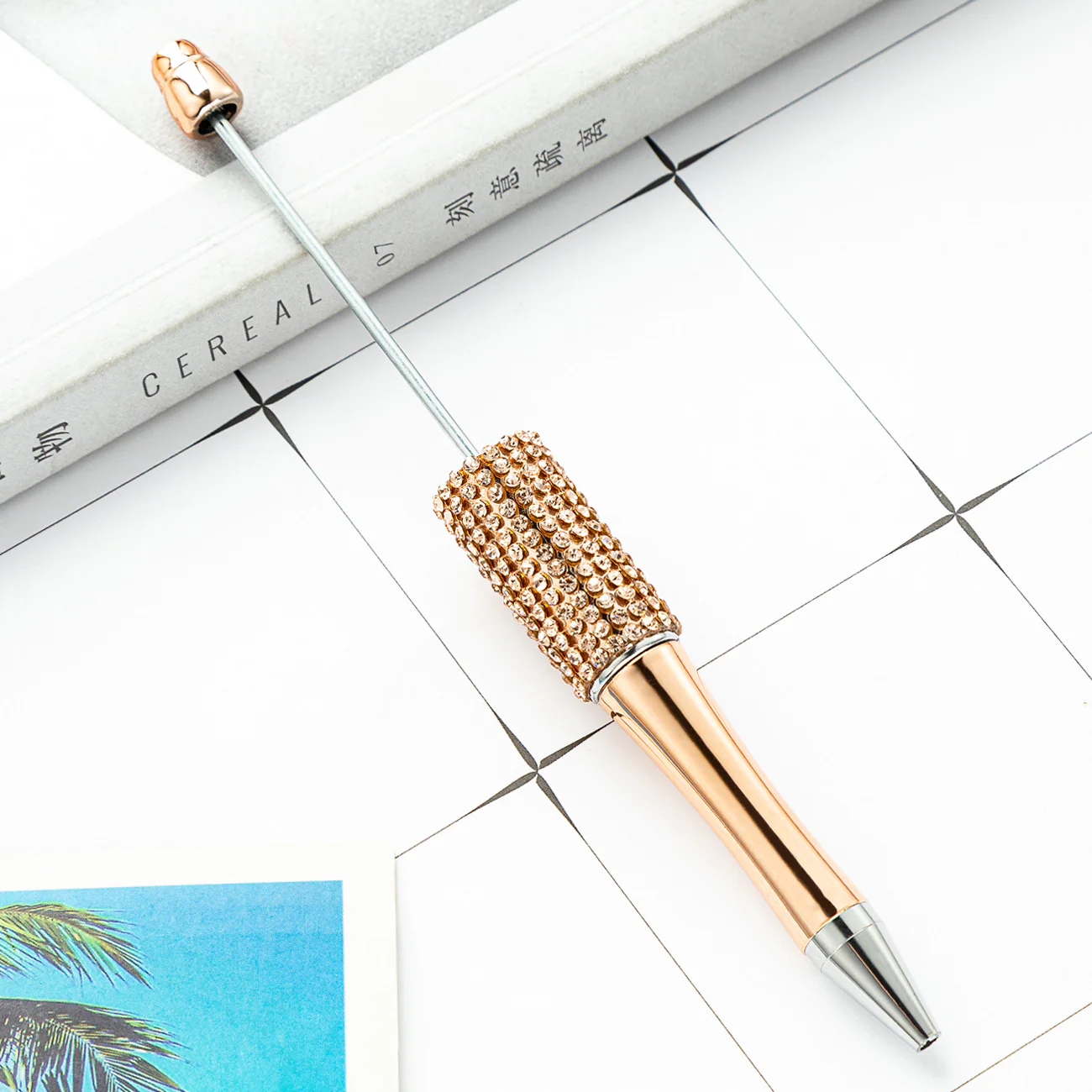 PEN Z/7 - "Copper" Rhinestone Beadable Pen (1 Count)