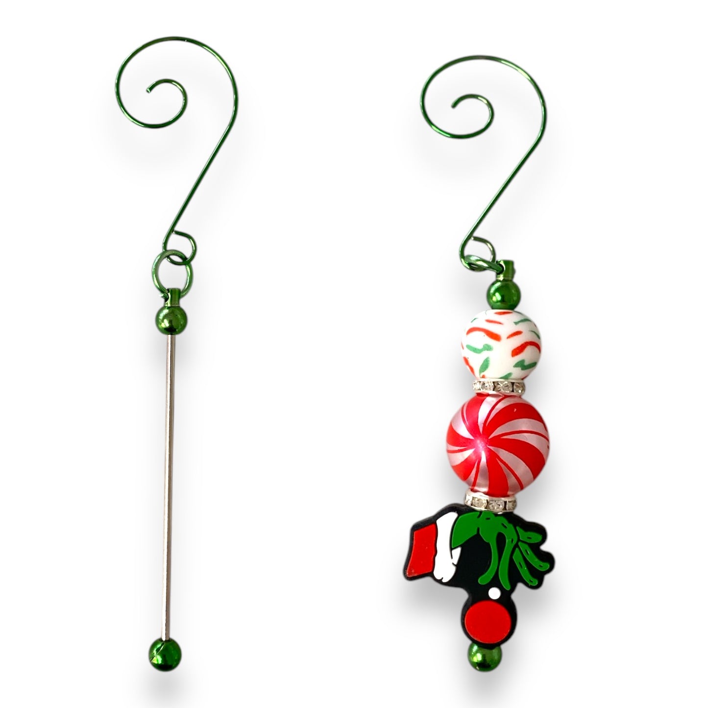 FX- 9009 - Beadable Christmas Ornament (Green)