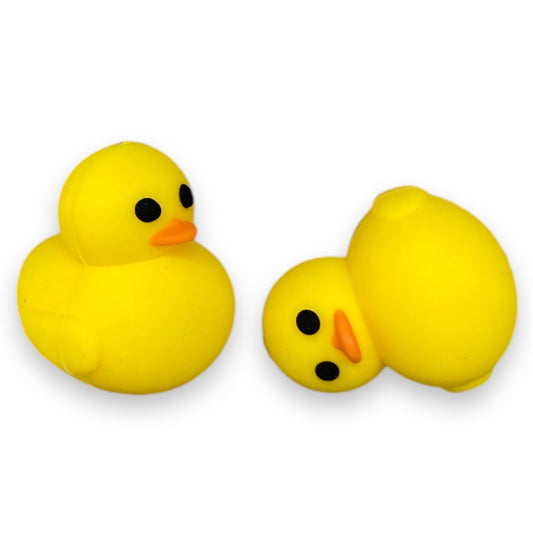 T408-  “3D Duck” Silicone Focal Bead (1 Count)