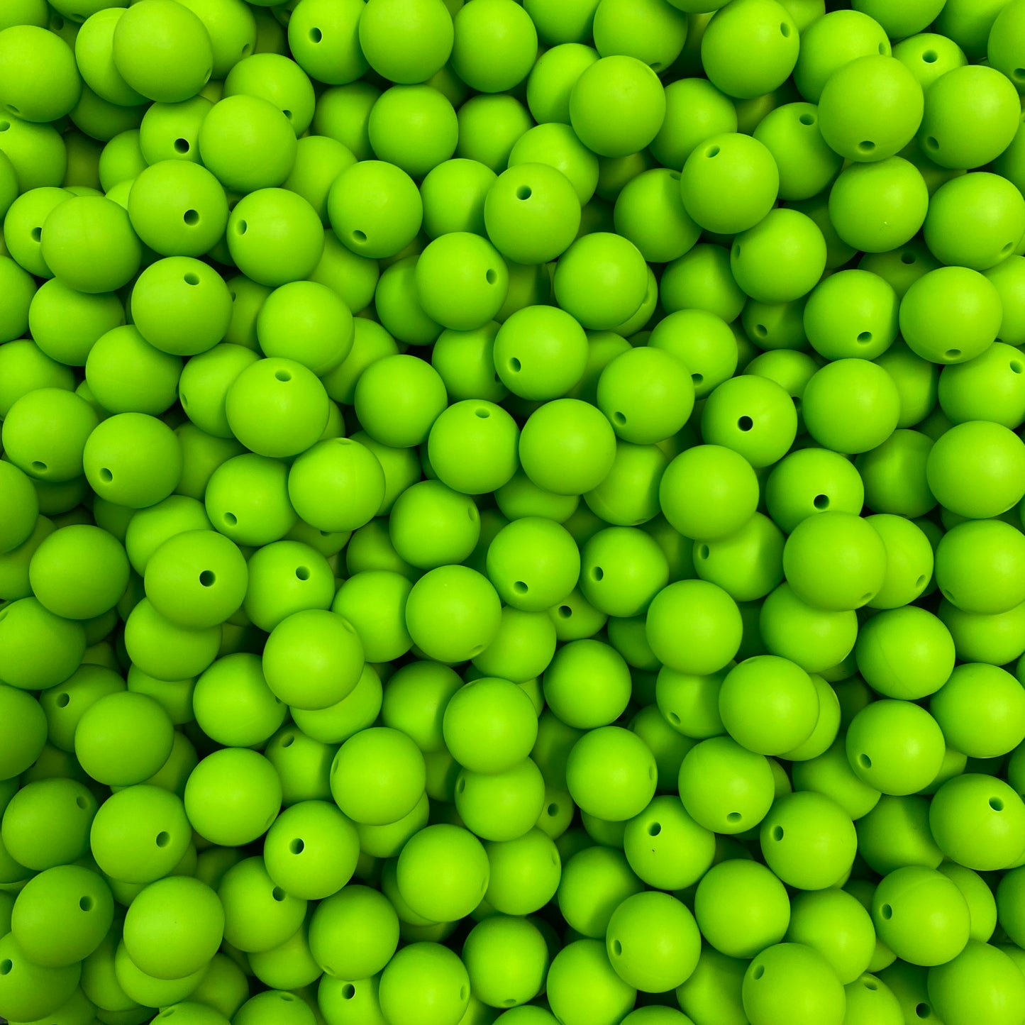 75 / 15mm - Lime Silicone Bead