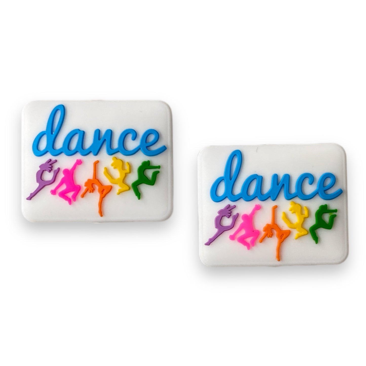 X306 -  "Dance"  Exclusive  Focal Bead Silicone (1 Count)