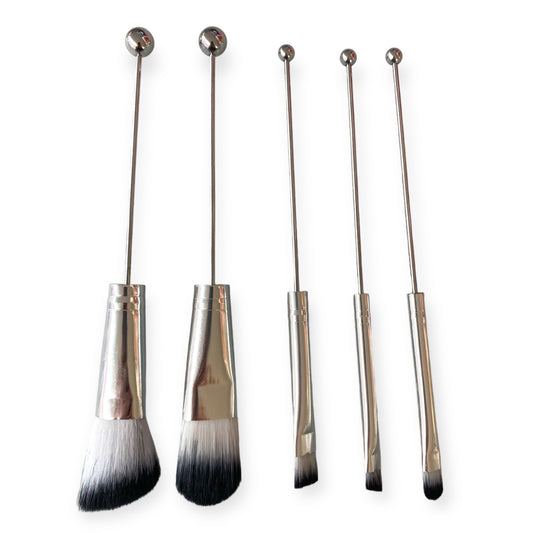 Z/39 - Beadable Makeup Brush 5 Piece Set