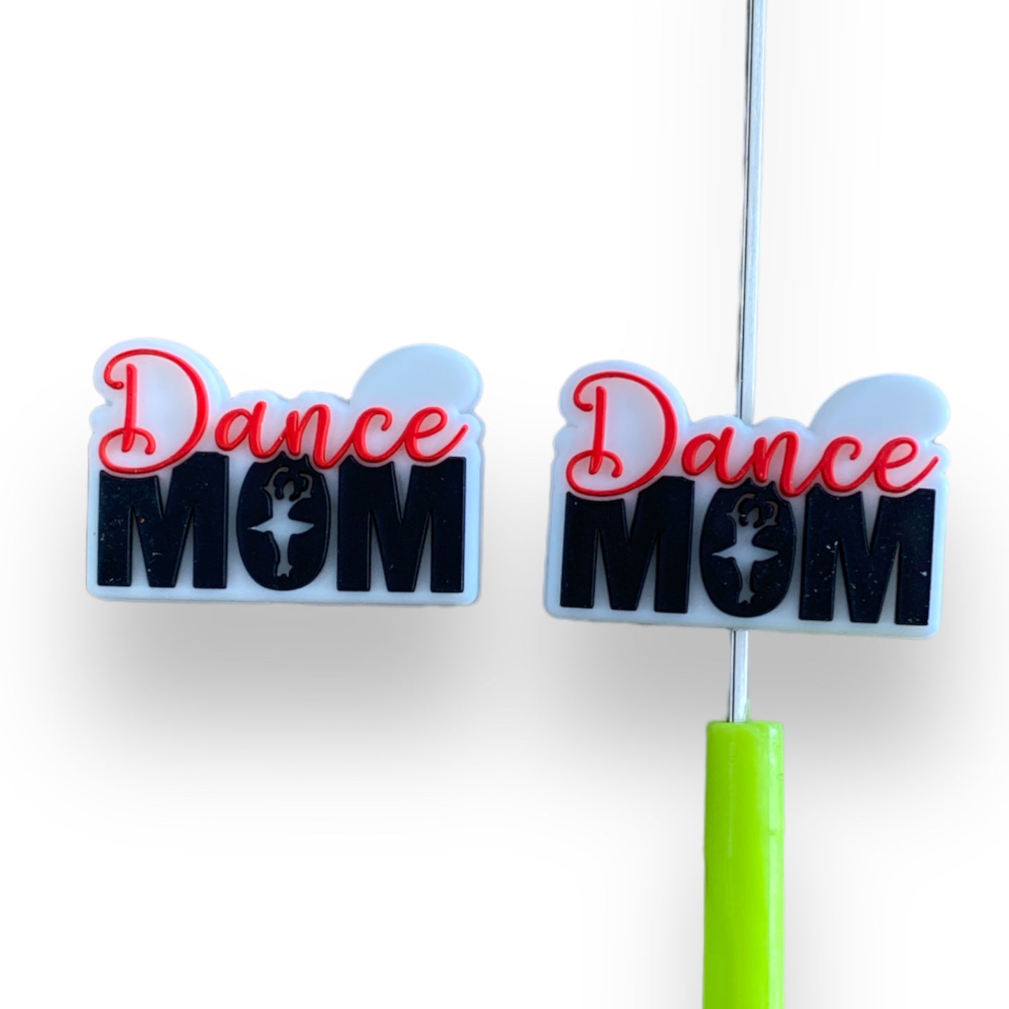 X212 - "Dance Mom" Focal (1 Count) Bead Silicone