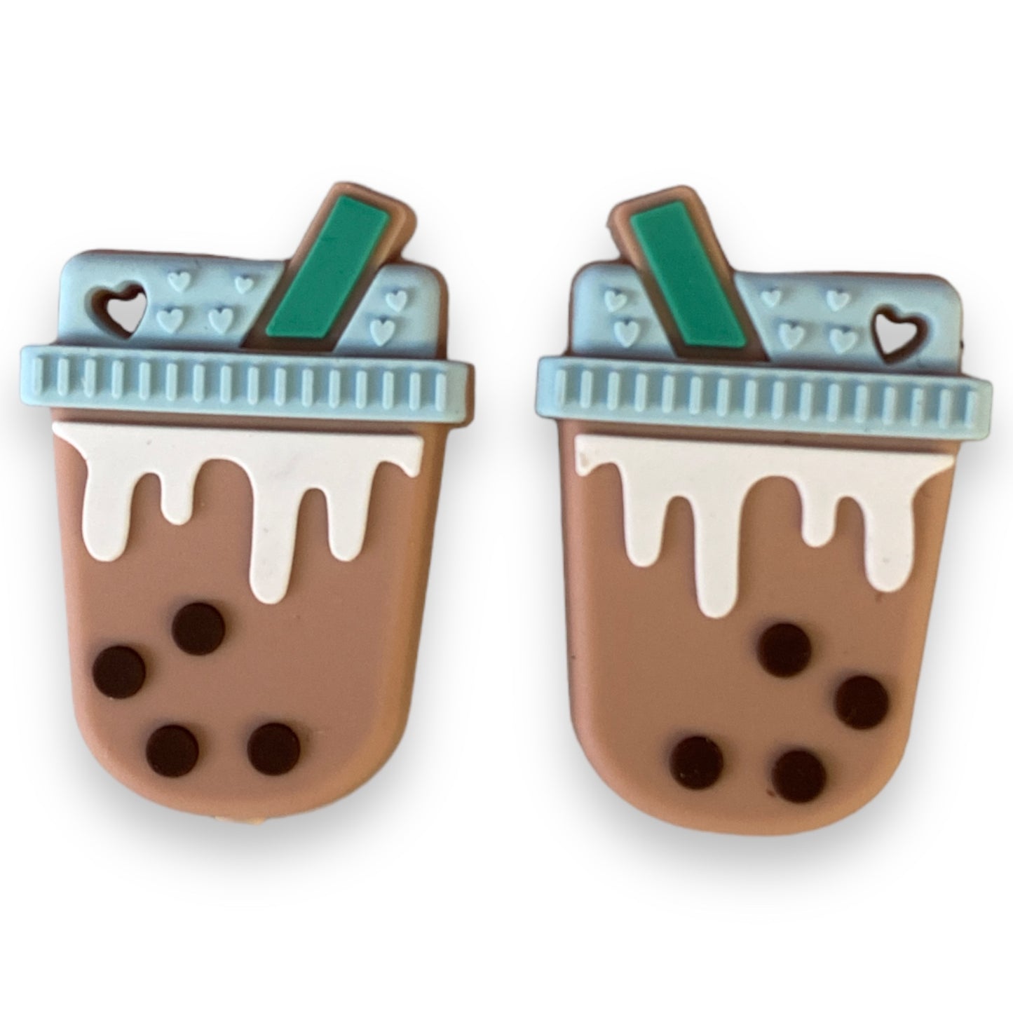 X125 - Brown Boba Silicone (1 Count) Focal Bead