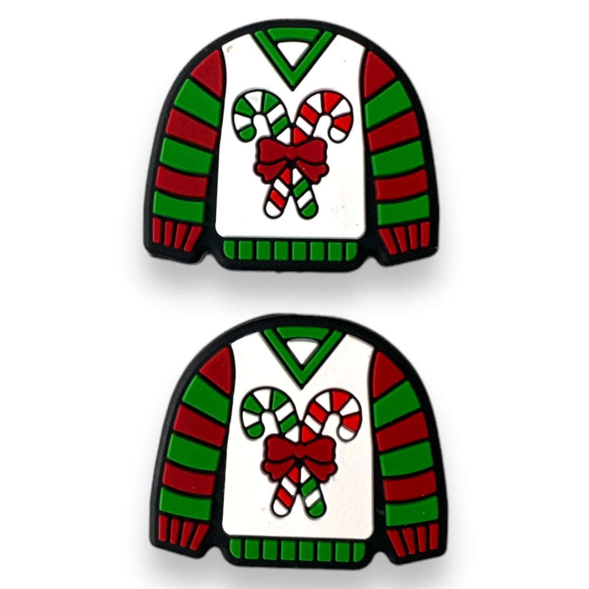 X34 - Ugly Christmas Sweater Focal (1 Count) Bead Silicone