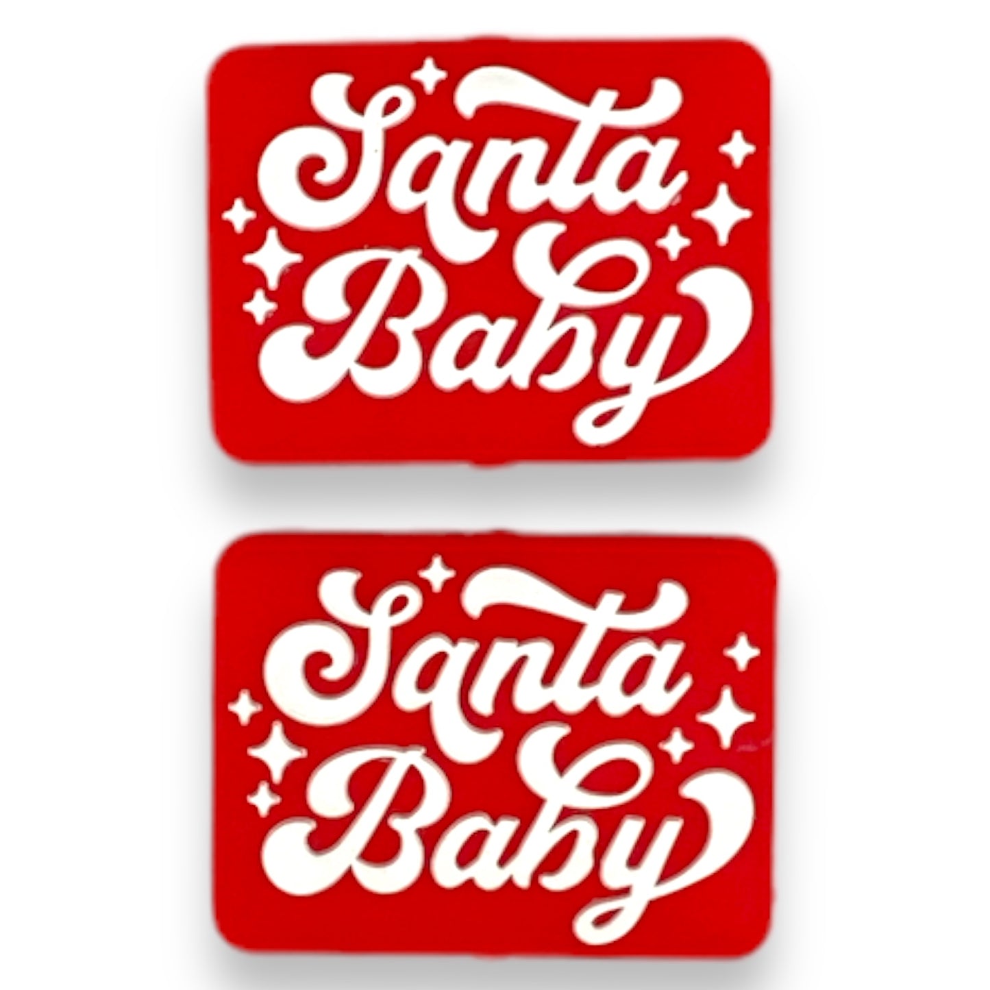 X7 - "Santa Baby"- Exclusive -Focal Bead (1 Count) Silicone