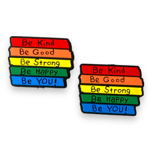 h940 - “Be...” Silicone Focal Bead (1 Count)