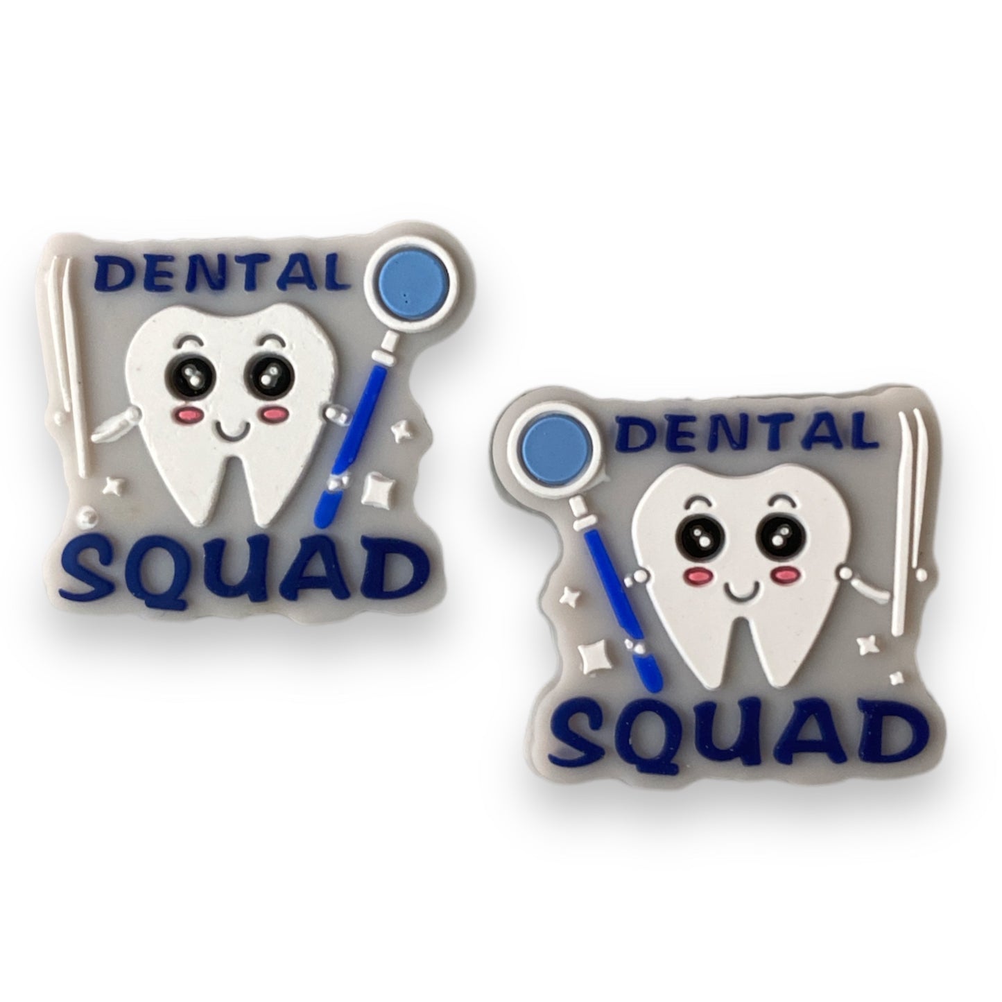 T92 - "Dental Squad” Silicone Focal Bead (1 Count)