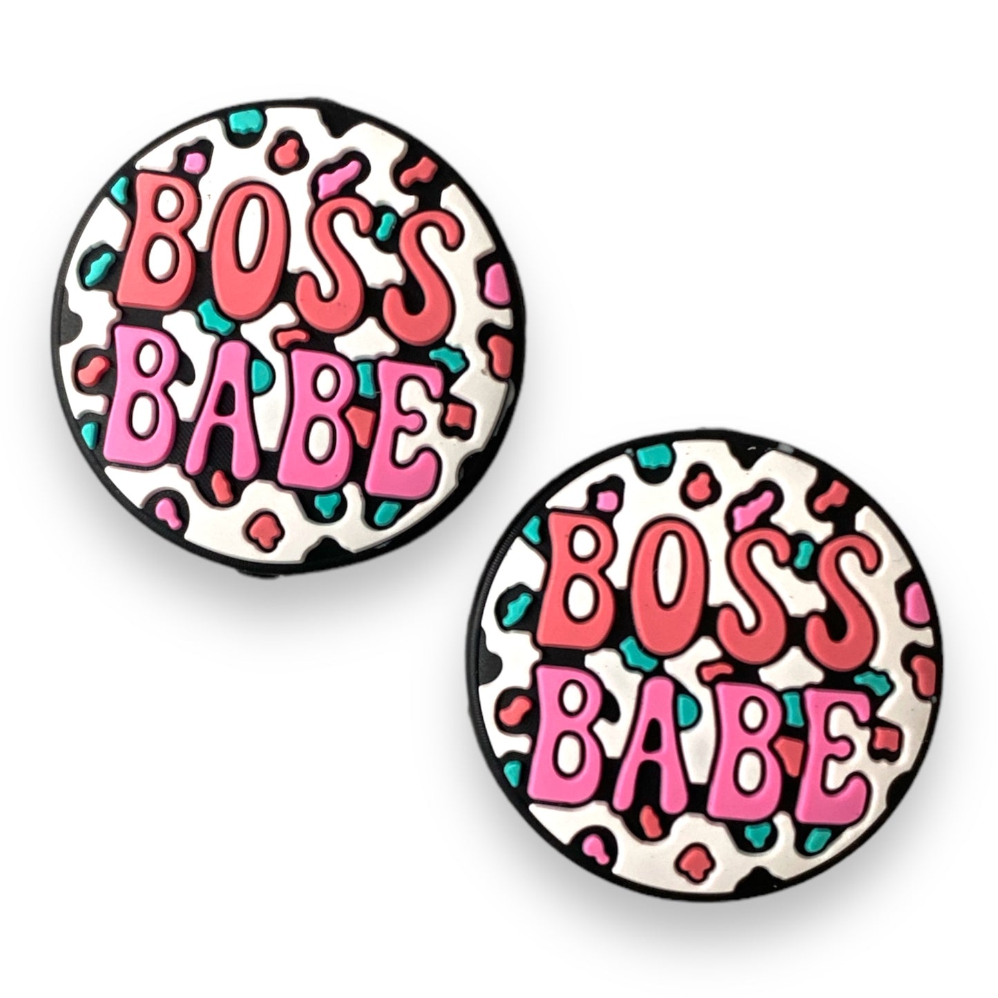 h1006  - “Boss Babe” Silicone Focal Bead (1 Count)