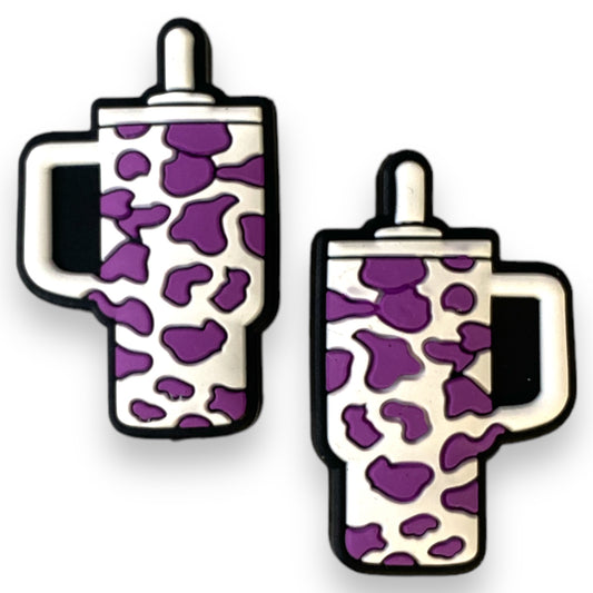 X475 - “Purple Cow Cup” Silicone (1 Count) Focal Bead