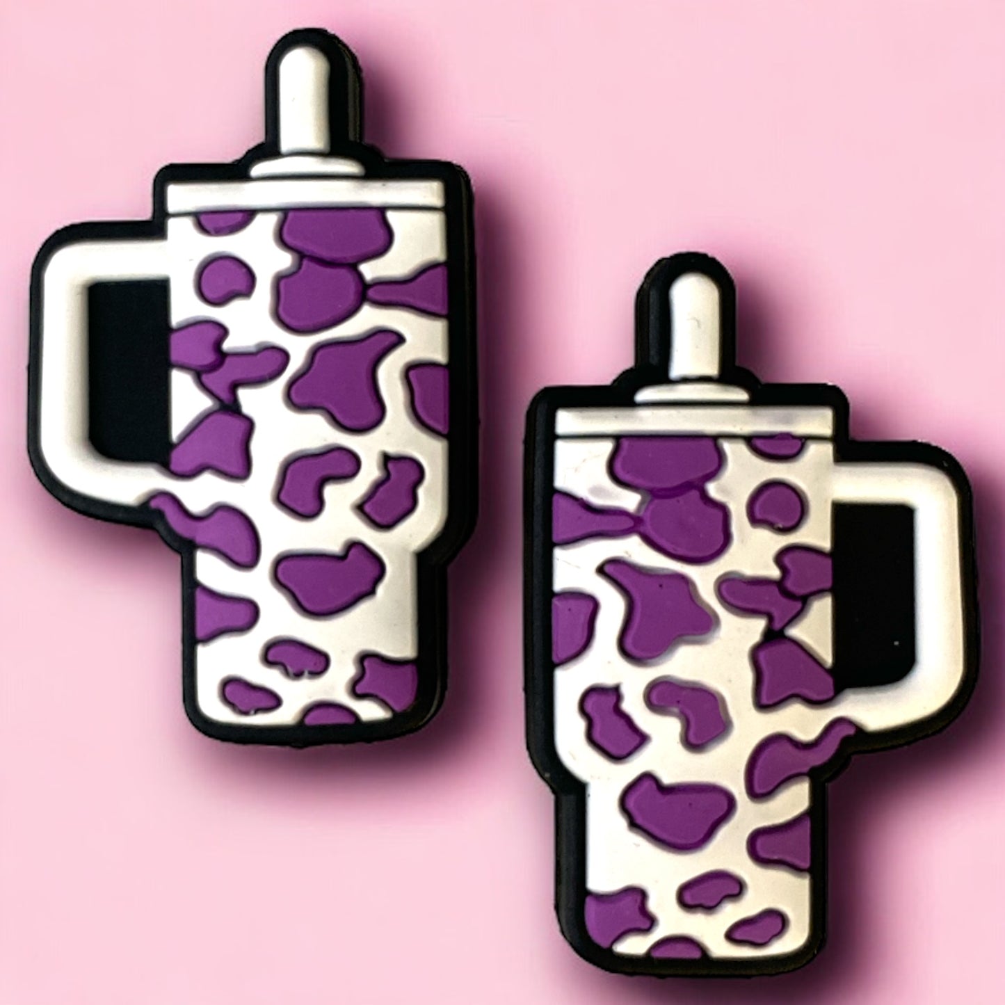 X475 - “Purple Cow Cup” Silicone (1 Count) Focal Bead