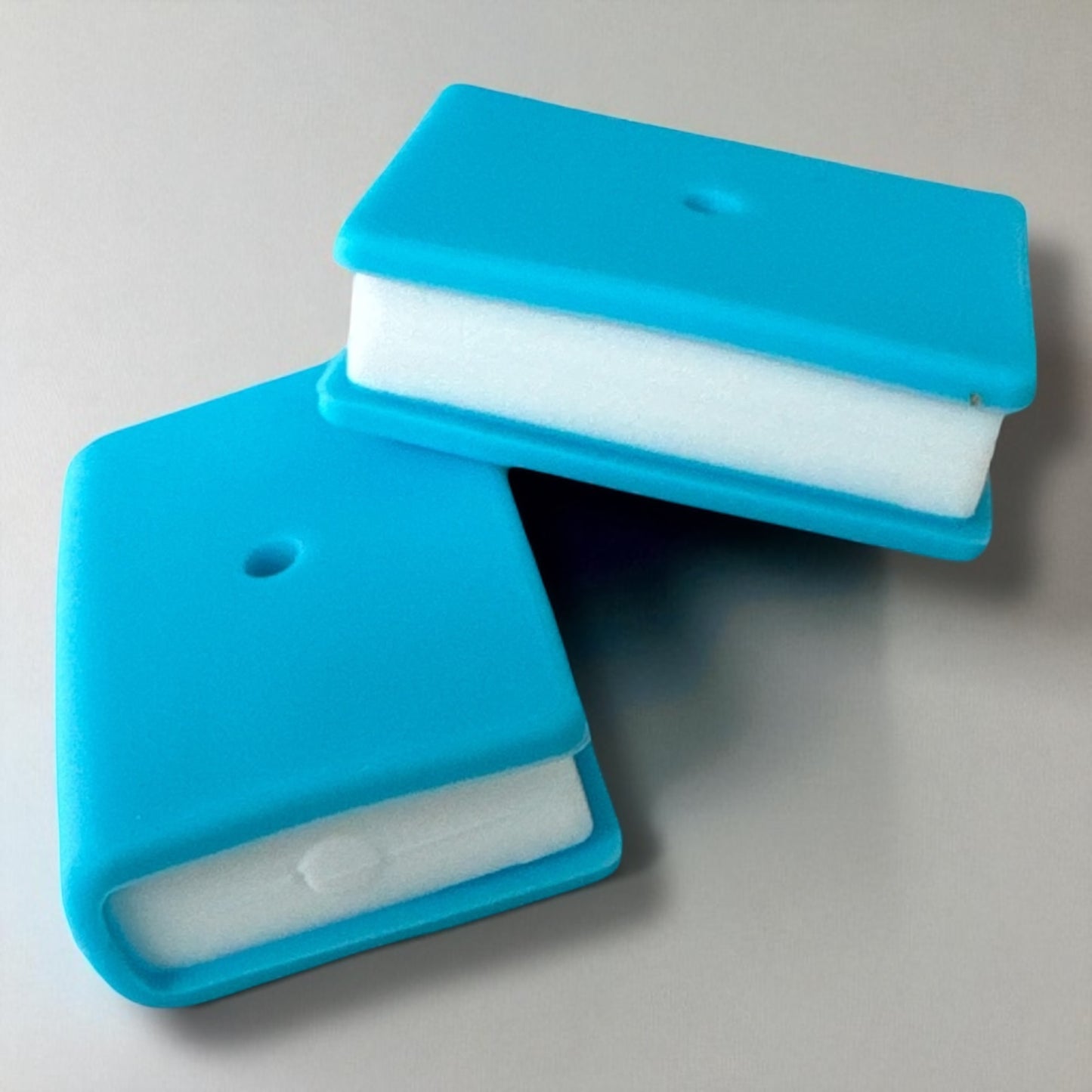 X294-  “3D Book - Blue” Silicone Focal Bead (1 Count)