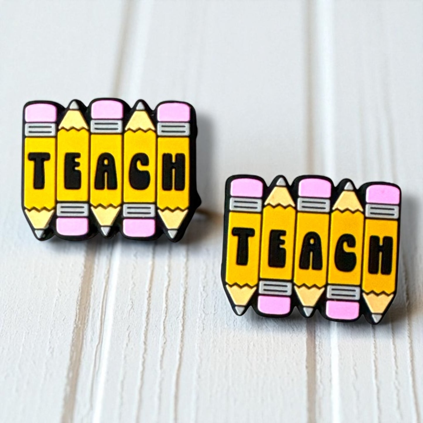 X313-  “Teach” Silicone Focal Bead (1 Count)