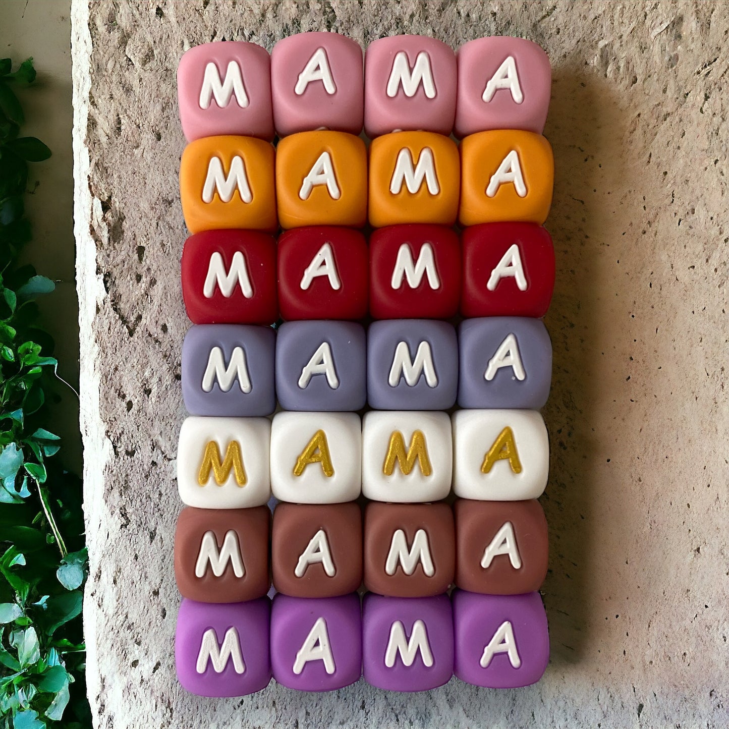 CK-95 - "Mama" 28 Piece Silicone Letter Pack