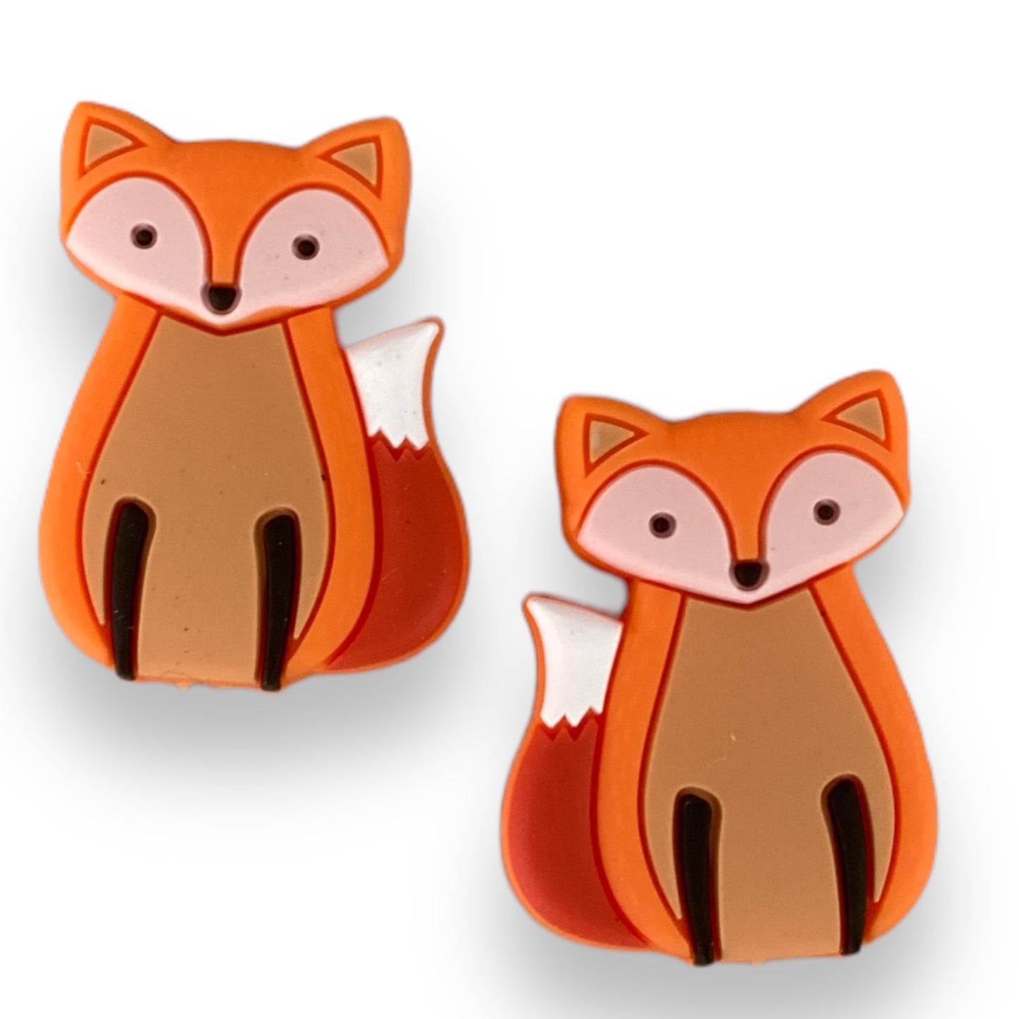 T404 -  "Fox" Silicone Focal Bead (1 Count)