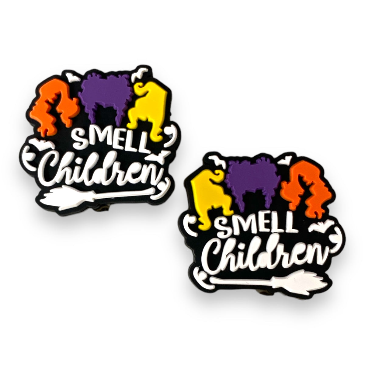 h923-  "Smell Children" Silicone Focal Bead (1 Count)