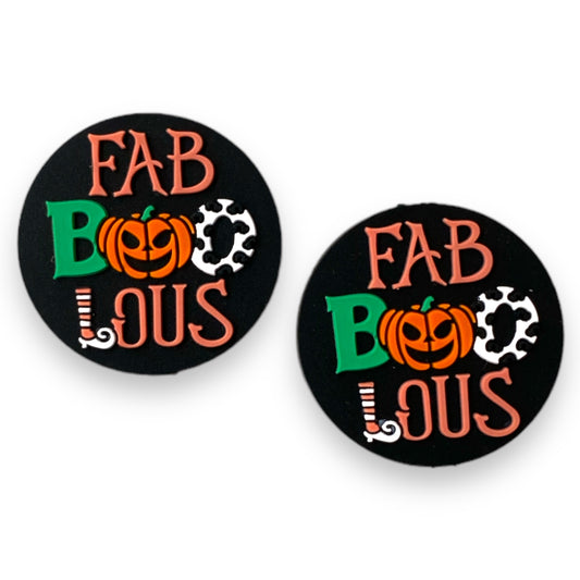h936- FAB BOO LOUS  Focal (1 Count) Bead Silicone