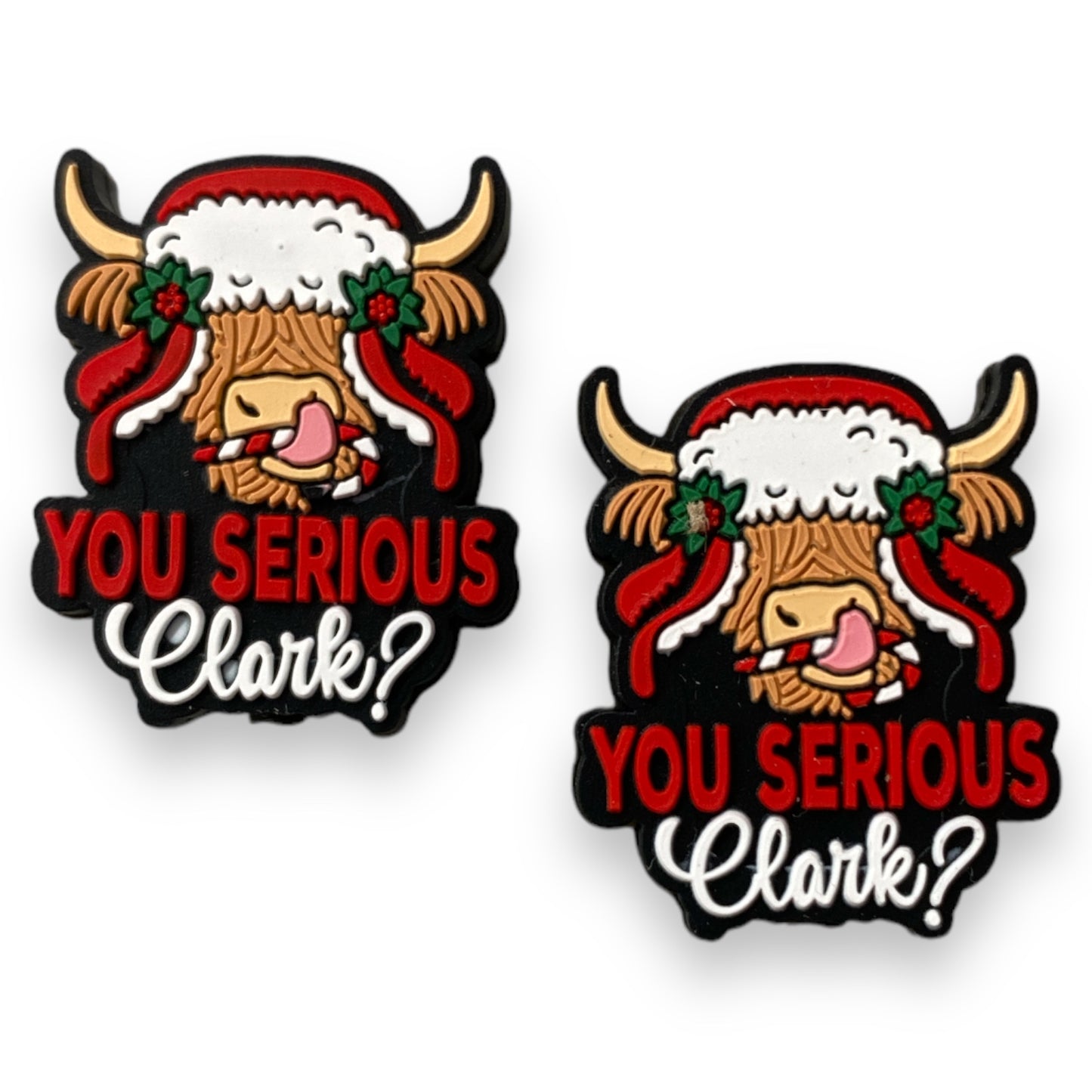 X50- You Serious Clark (Cow) Focal (1 Count) Bead Silicone