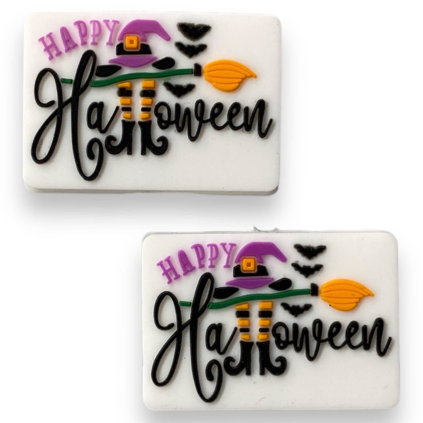 X311 - Happy Halloween Focal (1 Count) Bead Silicone