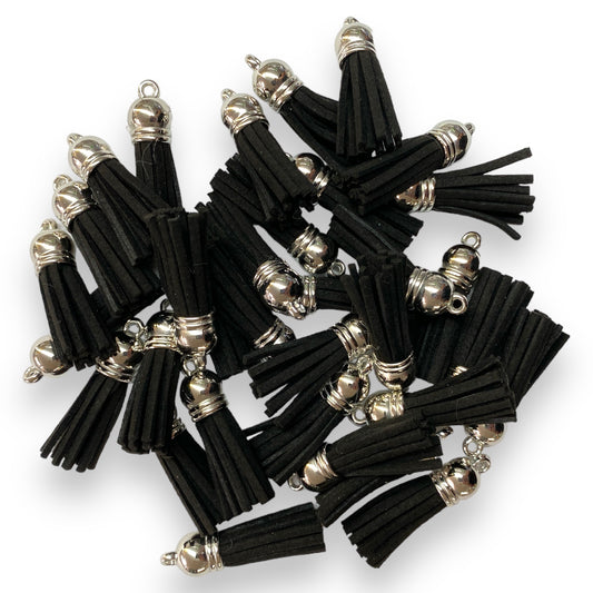 Q-A163- Black 1" Tassel (1 Count)