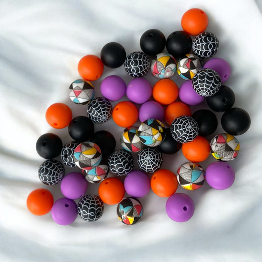 15mm "Nightmare" Mixed Pack Silicone Beads